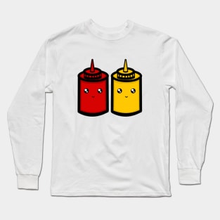 Ketchup and Mustard Long Sleeve T-Shirt